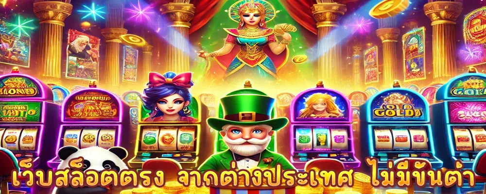 เว็บสล็อตตรง จากต่างประเทศ ไม่มีขั้นต่ำ
