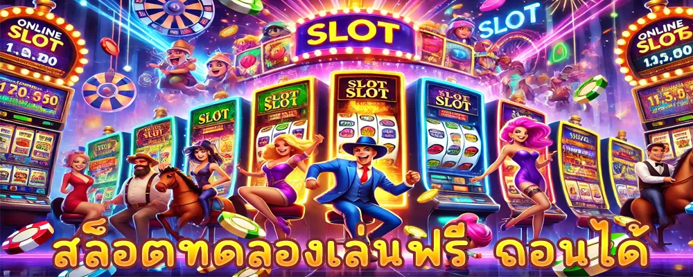 สล็อตทดลองเล่นฟรี ถอนได้